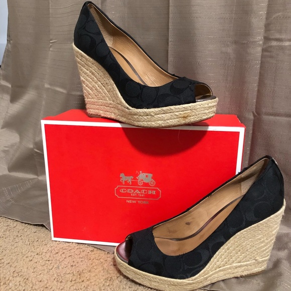 Coach wedges - Picture 1 of 5